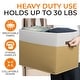 preview thumbnail 20 of 22, Cheer Collection 4 Pack Large Fabric Storage Baskets with Handles Collapsible Organizer Bins