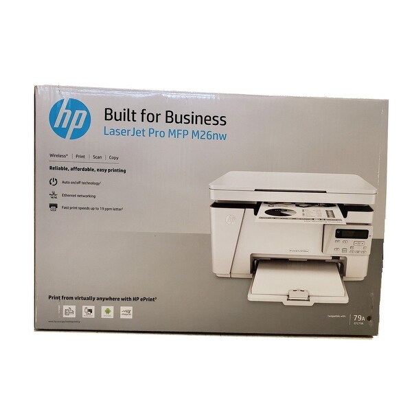 Shop HP LaserJet Pro M26nw Wireless Mono Multifunction ...