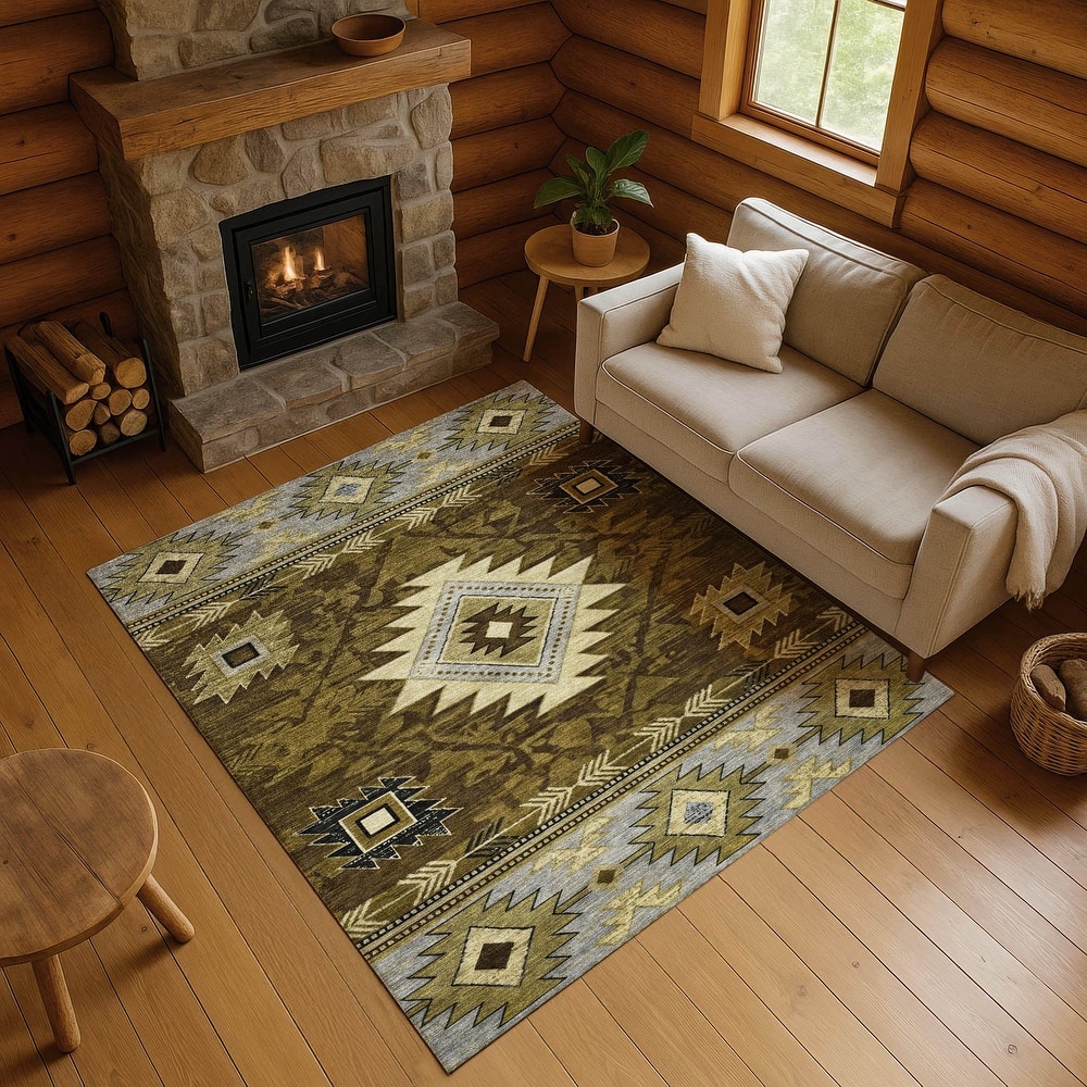 Premium Washable Super Soft Global Inspirations Mayfield Rug