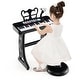 preview thumbnail 4 of 8, Kids Piano Keyboard 37-Key Kids Toy Keyboard Piano with Microphone - 16.1" x 9" x 17.9" (L x W x H)