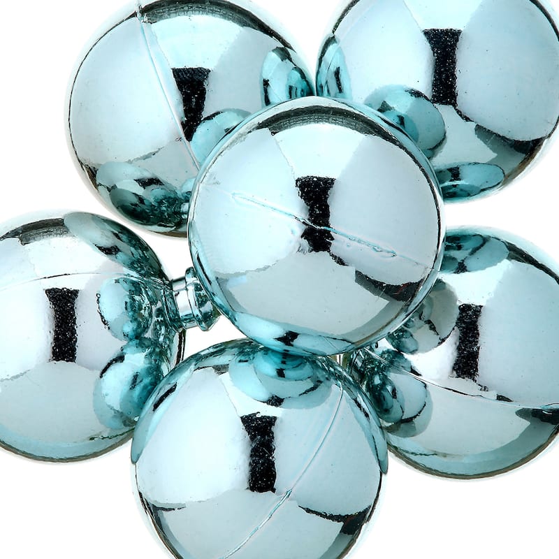 40mm Shatterproof Plastic Bunch of 6 Stemball Set of 6
