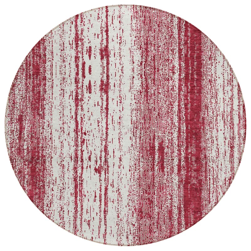 HomeRoots Striped Transitional Rectangle Outdoor Rug