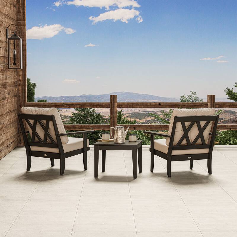 POLYWOOD Canyon 3-Piece Deep Seating Set