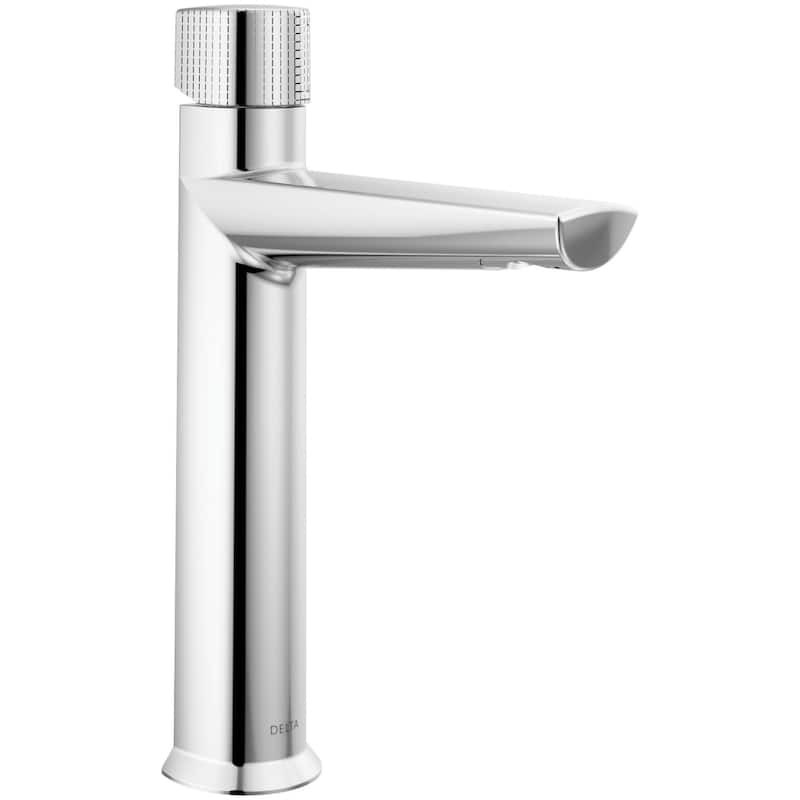 Delta Galeon 1.2 GPM Knurled Knob Single Hole Bathroom Faucet Less