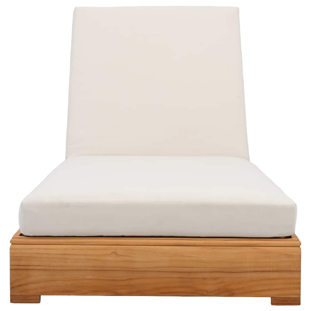 SAFAVIEH Couture Montford Brazilian Teak Chaise Lounge - 81"W x 33"D x 31"H