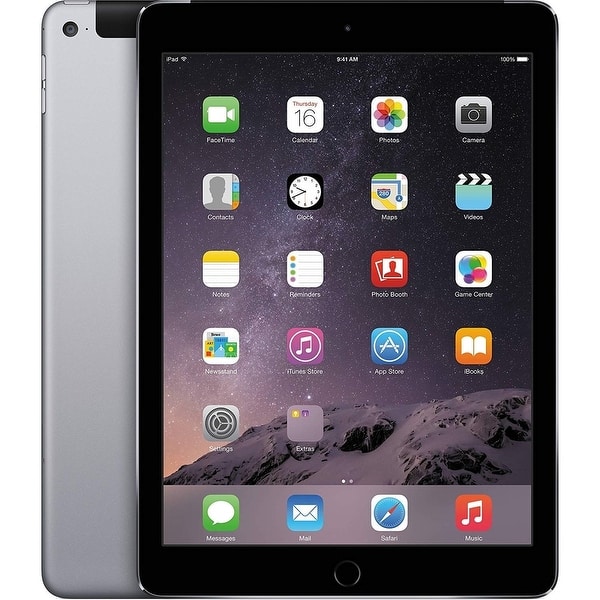 Apple Ipad Air 2 64gb Space Gray Unlocked Acceptable Overstock 32003264