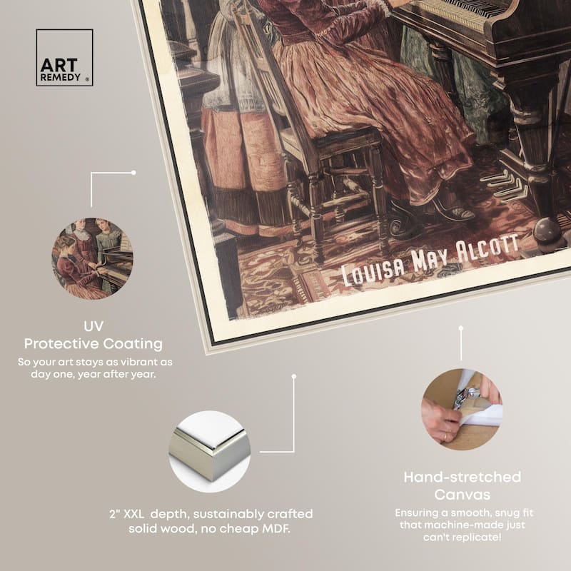 Little Women Canvas by Art Remedy