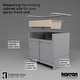 preview thumbnail 45 of 59, Karran Retrofit Farmhouse Quartz 34 in. Double Bowl 60/40 Sink Kit