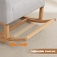 preview thumbnail 30 of 66, HOMYKA 27.3" Wide Rocking Chair for Nursery Room