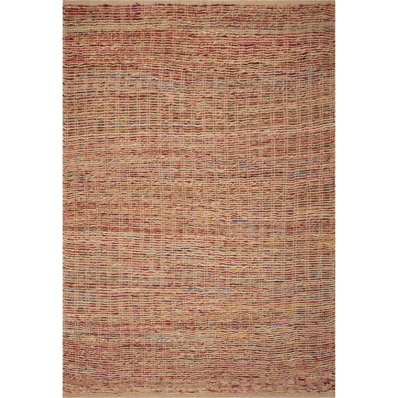 Handwoven Casual Ombre Jute & Silk Rug
