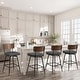 preview thumbnail 106 of 136, 26"/29" Faux Leather Swivel Counter/Bar Stools Set of 2/3