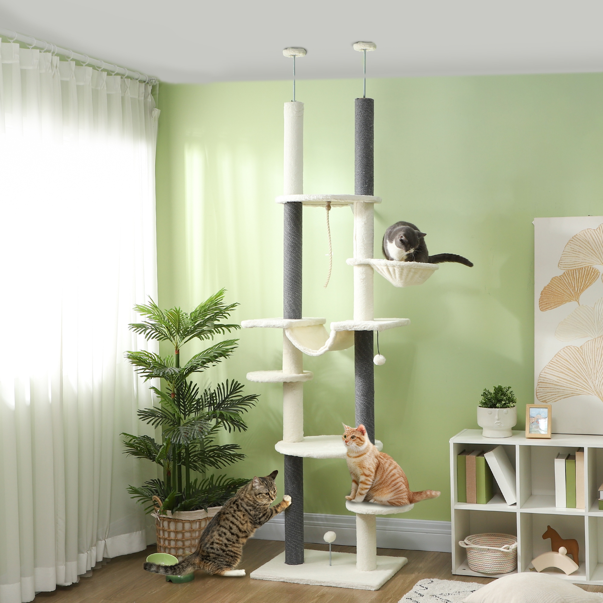 White cat trees on sale