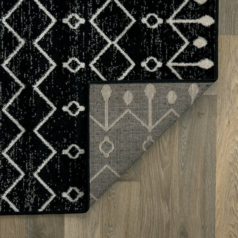 Contemporary Arch Design Area Rug