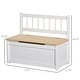 preview thumbnail 8 of 6, 2-in-1 Kids Wooden Toy Storage Bench with Safety Pneumatic Rod
