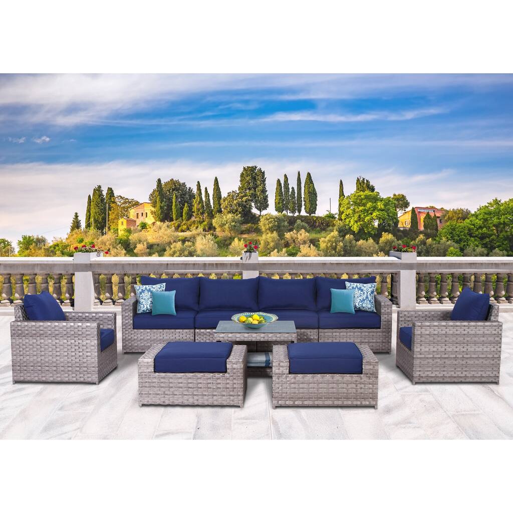 Kensington 9-piece Olefin Conversation Set