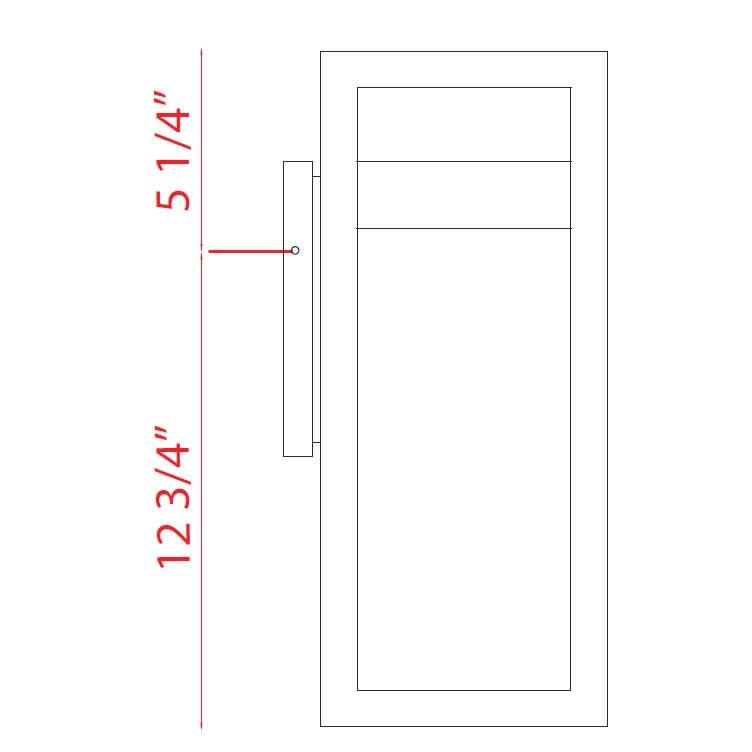 James Allan Roland 18" Tall LED Outdoor Wall Sconce