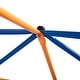 preview thumbnail 6 of 7, Blue and Yellow Outdoor Dome Climber, Monkey Bars Climbing Tower for Kids Aged 3-10