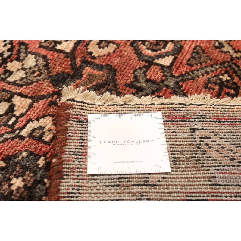 ECARPETGALLERY Hand-knotted Andelz Red Wool Rug - 3'2 x 9'8