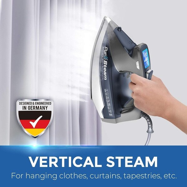 Steam Iron for Clothes with Self Cleaning Nonstick Stainless Steel Soleplate Auto Shutoff Anti Drip Bed Bath Beyond 40346464