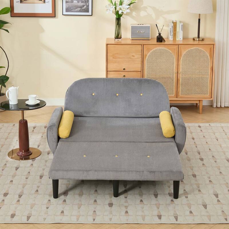 Multiform Sofa for Living Room with Storage Pocket,USB Charger - Gray