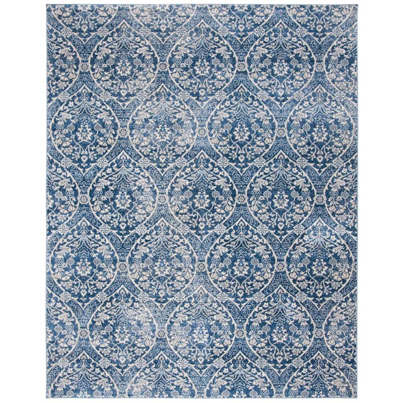 SAFAVIEH Brentwood Rosalba Traditional Oriental Rug - 10' x 13' - Navy/Light Grey