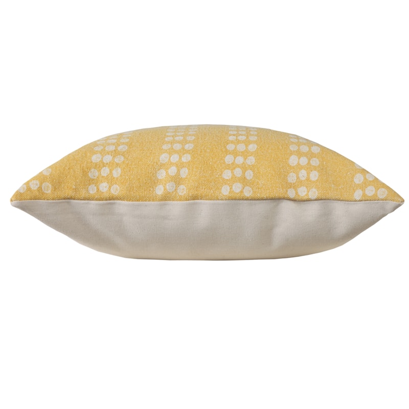 Sevita Polka Dot Stripe Stonewash Throw Pillow, Single or Set of 2
