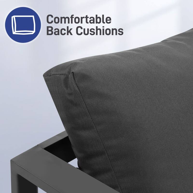 2PCS Single Sofa Aluminum Frame