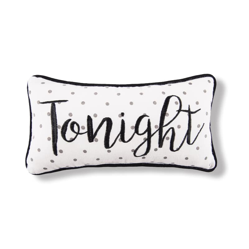 Tonight/Not Tonight Reversible Pillow