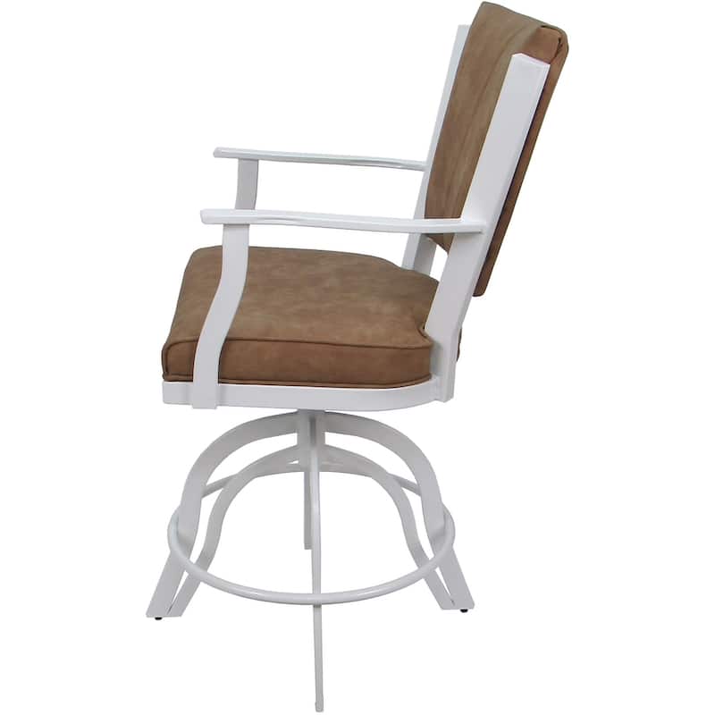 Montana Beige Swivel Tilt Metal 30" or Counter 26" Bar Stool