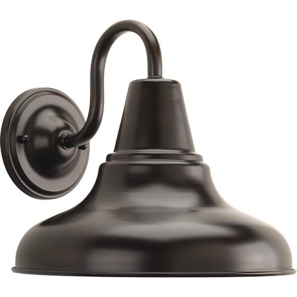 slide 2 of 11, Progress Lighting District 11" Tall Single Light LED Energy Star Antique Bronze