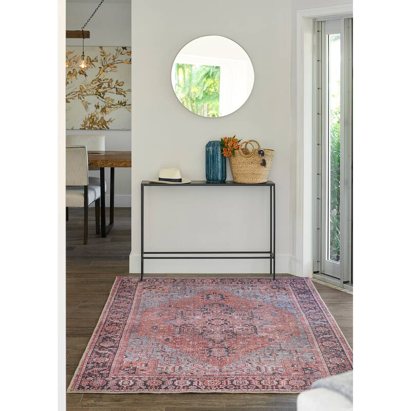 Momeni Afshar Polyester Medallion Area Rug