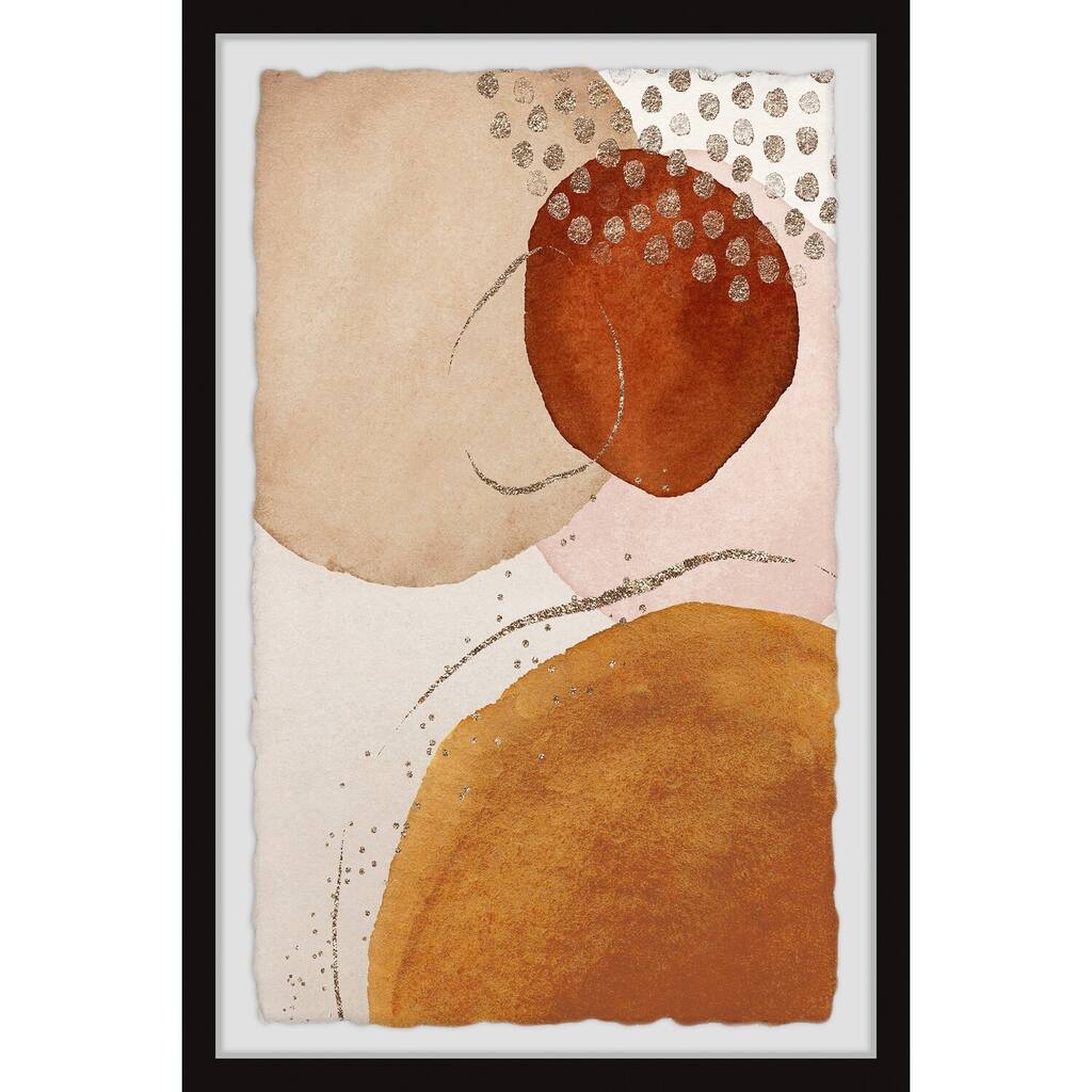 Sun and Moon Meet Framed Wall Art, Elegant Home Touch - Sophisticated Artwork for Refined Décor