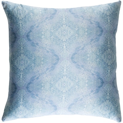 Decorative Puteaux Denim 18-inch Throw Pillow Cover