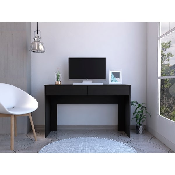 FM Furniture Tampa 2Drawer Computer Desk with 2 Handleless Drawers