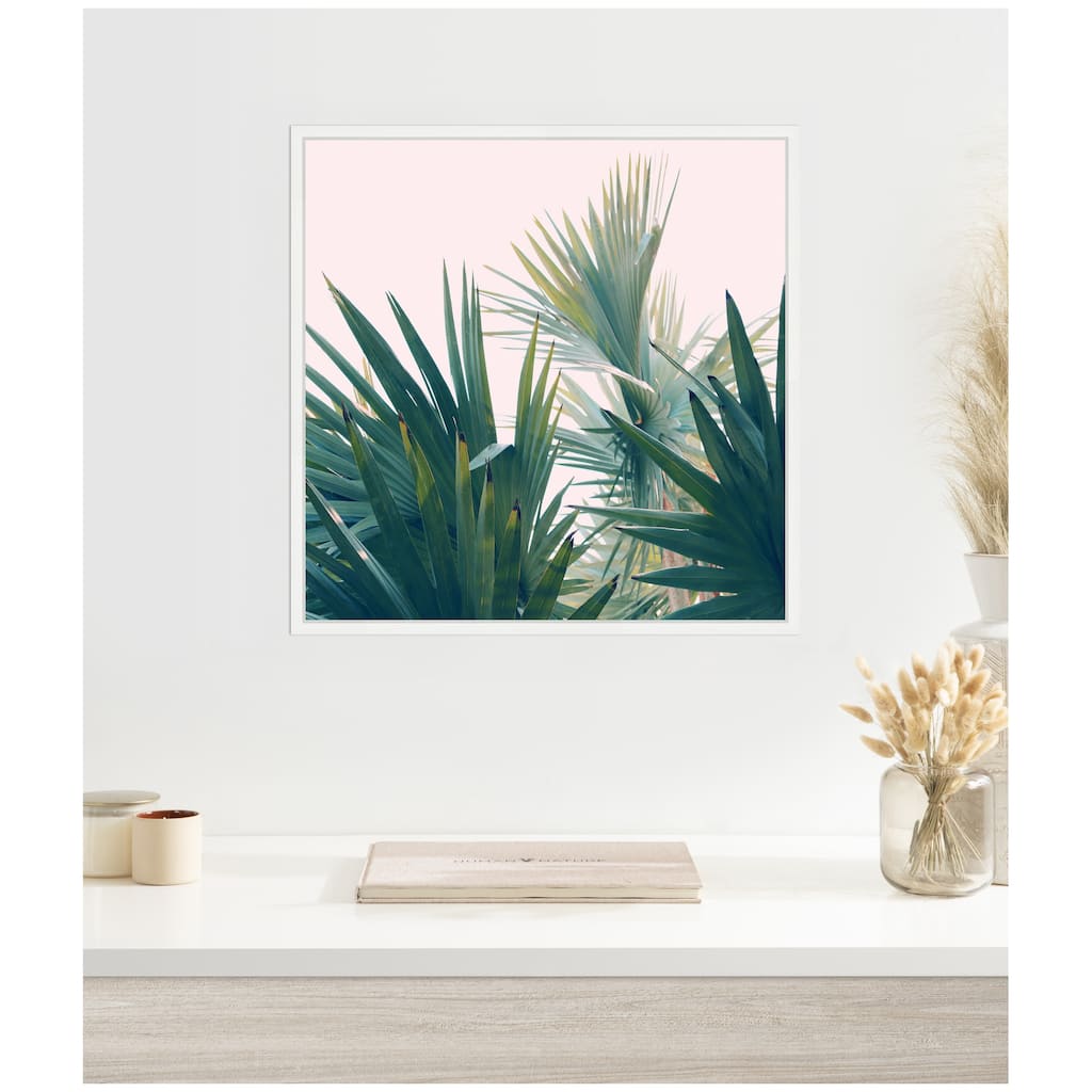 Kate and Laurel Reach for the Sky by Alicia Bock Framed Canvas Wall Art Print