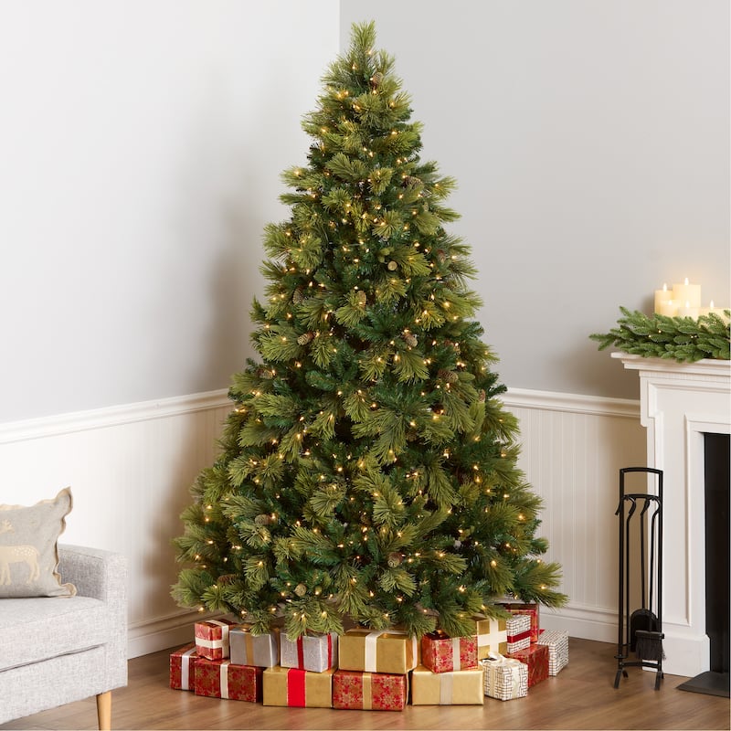 National Tree Company 7.5 ft. Pre-Lit Carolina Pine Christmas Tree - 7.5 Foot