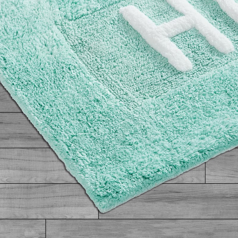 Jean Pierre HIS & HERS Cotton 2-Piece Bath Rug Set