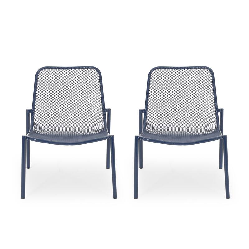 Versatile Stackable Chair Set for Relaxing Summer Moments - Blue