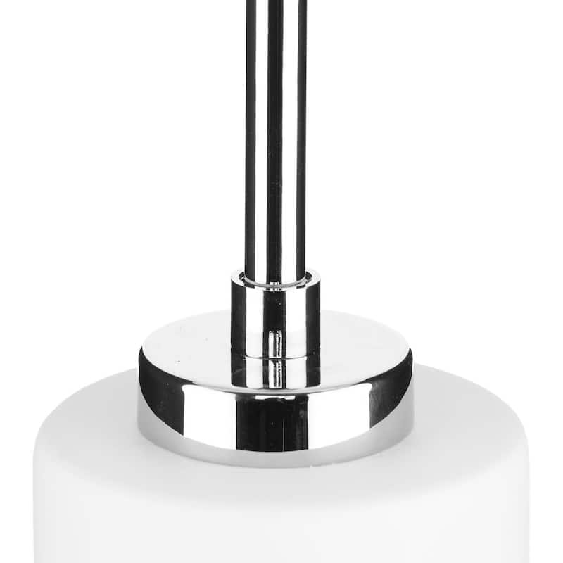Cofield Collection One-Light Polished Chrome Transitional Pendant - 4 in x 4 in x 9.75 in