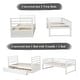 preview thumbnail 24 of 24, Pine Wood Twin Bunk Beds for Kids with Safety Rail and Movable Trundle Bed