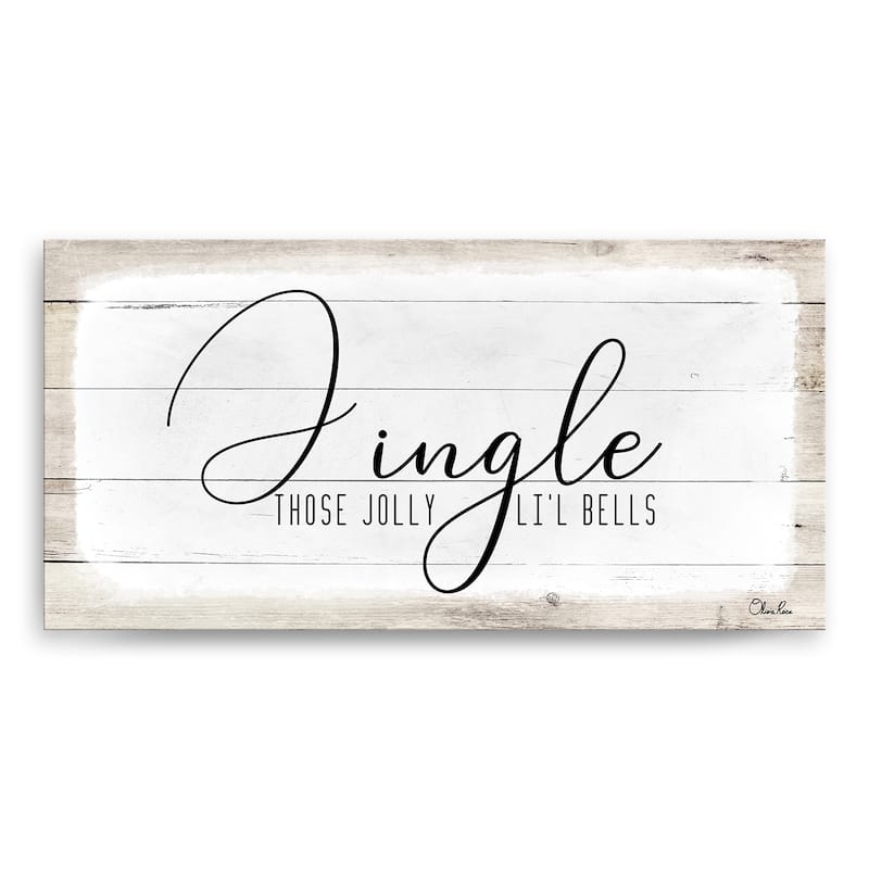 Ready2HangArt 'Jingle' Holiday Canvas Wall Art by Olivia Rose