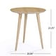 preview thumbnail 10 of 12, Evie Wood End Table with Faux Wood Overlay by Christopher Knight Home - 20"L x 20"W x 22"H