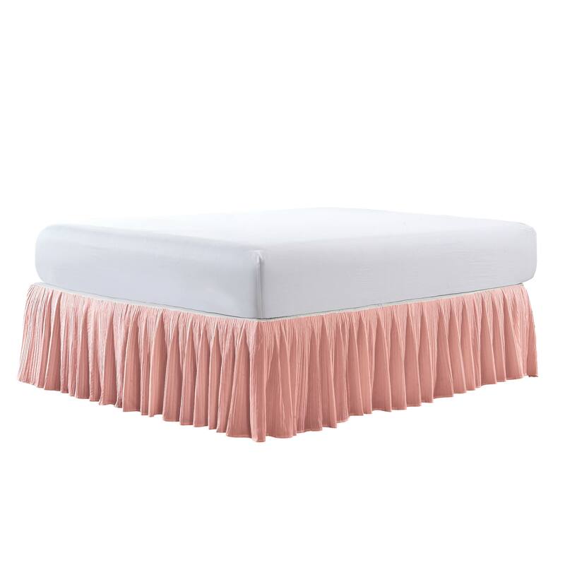 Serenta Pleated Bedskirt 18" Drop - 32 Color Options
