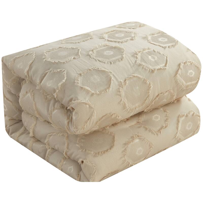 Nanshing Tammy 3D Geometric Pattern 7 Piece Comforter Set