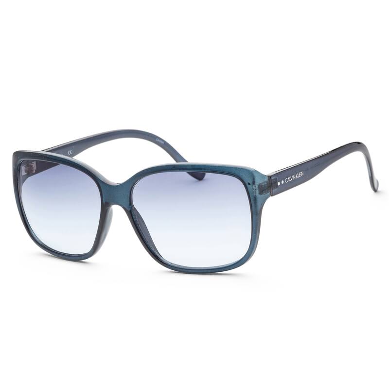 Calvin Klein Women's CK20518S-410 Fashion 60mm Navy Sunglasses