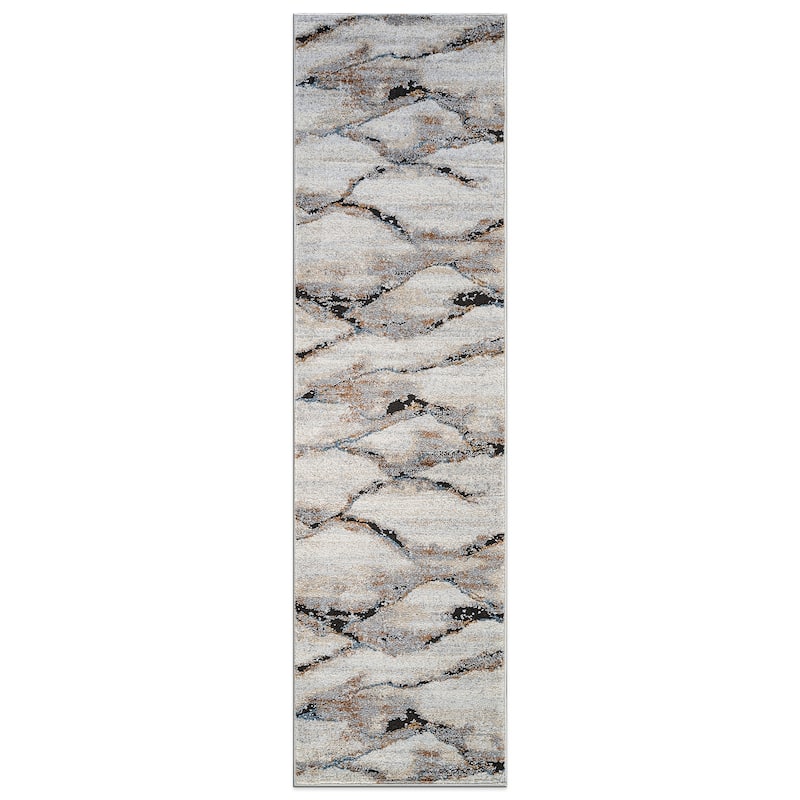 Transitional Horizon Area Rug for Living Room, Bedroom, or Entryway - Family Friendly and Easy to Maintain