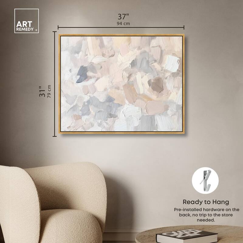 Soft Colors Fade I Canvas by Art Remedy