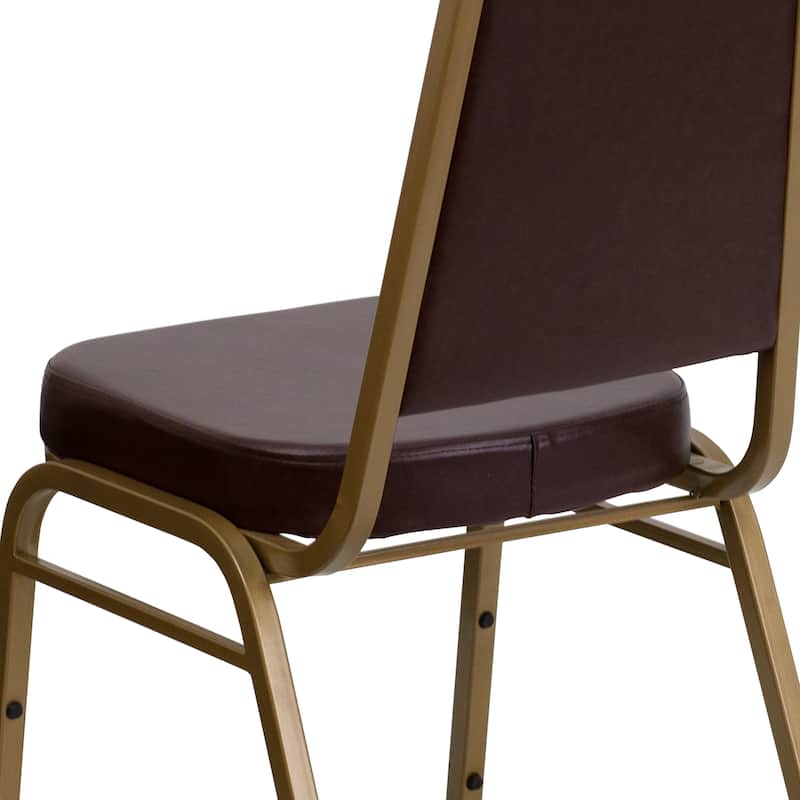 Trapezoidal Back Stacking Banquet Chair with 2.5" Thick Seat - 20.25"D x 17.5"W x 36"H