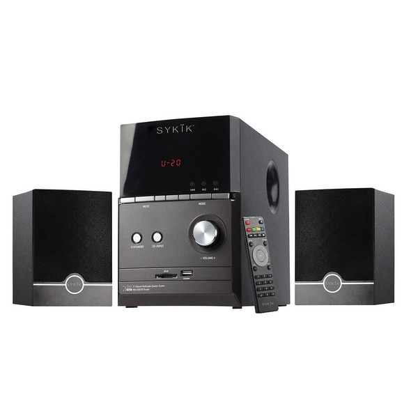 Sykik Bluetooth 2.1 Channel Speaker with FM, SD, USB and Remote. Opens flyout.