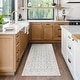 preview thumbnail 166 of 173, Gertmenian Crystal Print Soft Flat Pile Polyester Slip Resistant Washable Indoor Printed Area Rug Collection 2' 2" x 6' - Vela Ivory - Runner